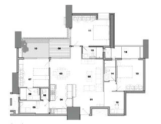 Sobha Aurelia 3 BHK floor plan, Sarjapur Bangalore